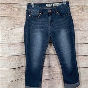 indigo rein capri jeans